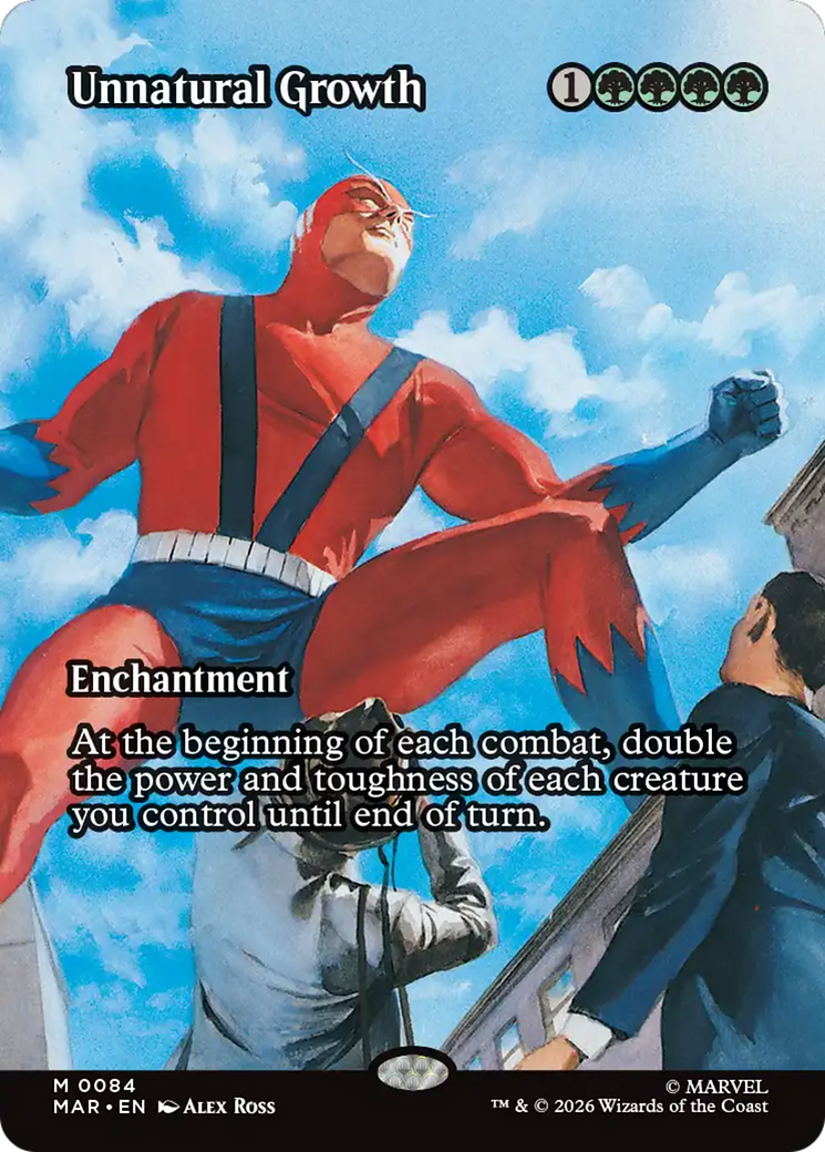 Unnatural Growth (Borderless) [Marvel Universe: Eternal-Legal] | Tabernacle Games
