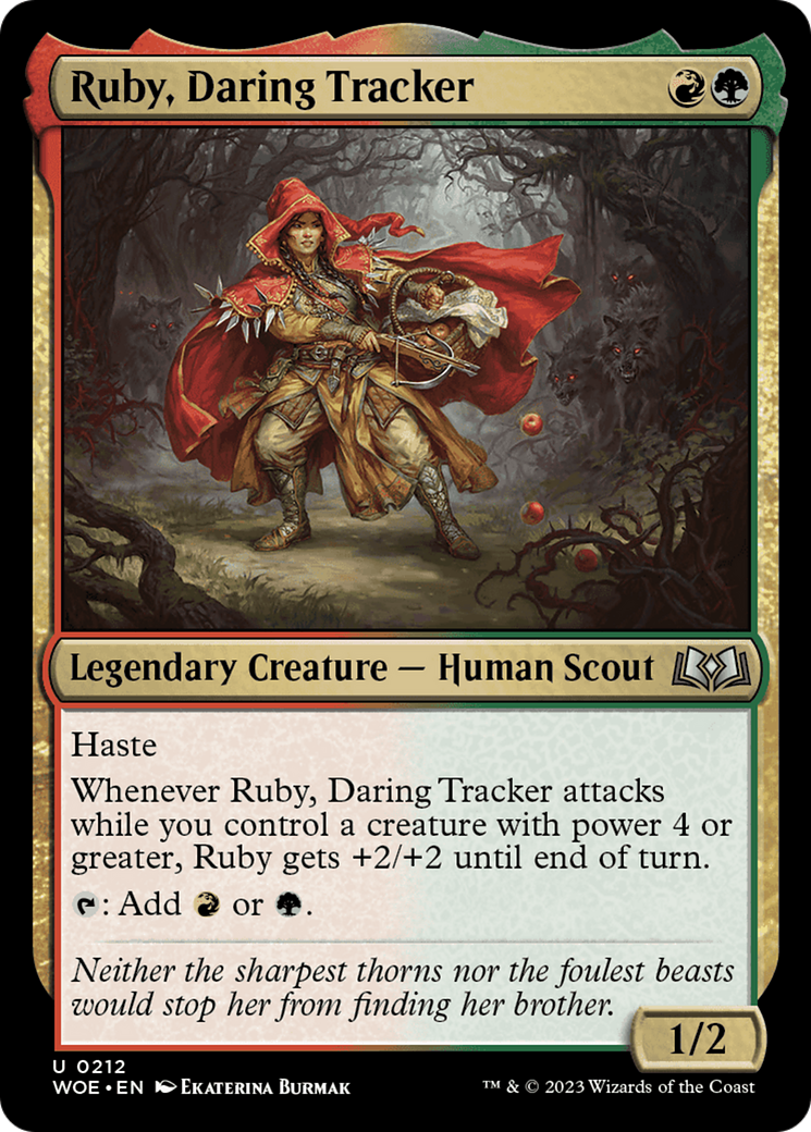 Ruby, Daring Tracker [Wilds of Eldraine] | Tabernacle Games