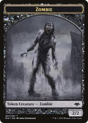 Zombie // Golem Double-Sided Token [Modern Horizons Tokens] | Tabernacle Games