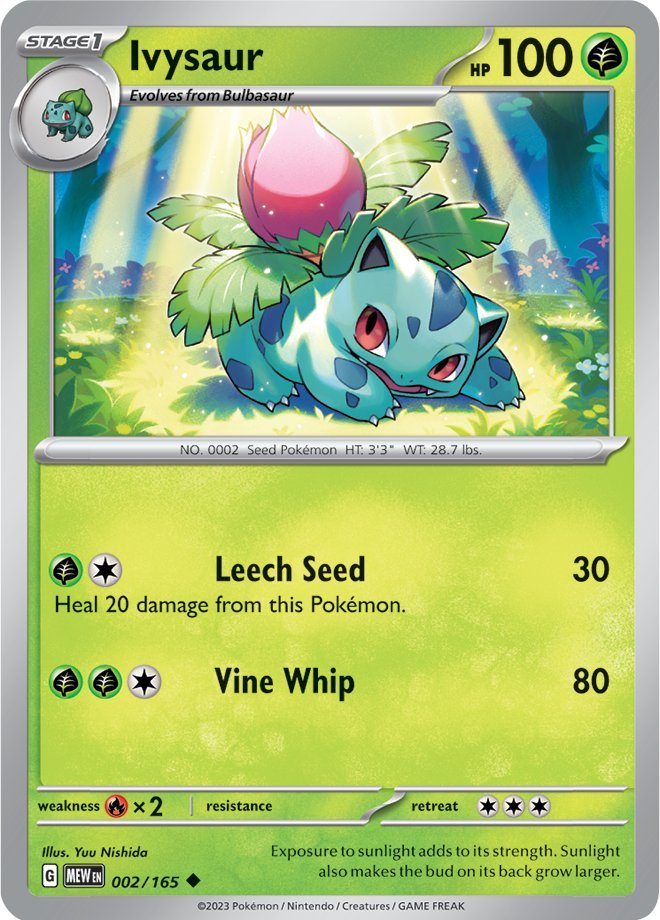 Ivysaur (002/165) [Scarlet & Violet 151] | Tabernacle Games