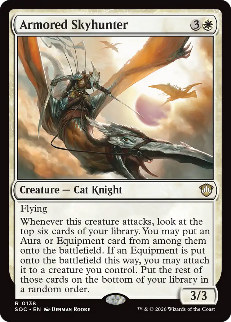 Armored Skyhunter [Secrets of Strixhaven Commander] | Tabernacle Games