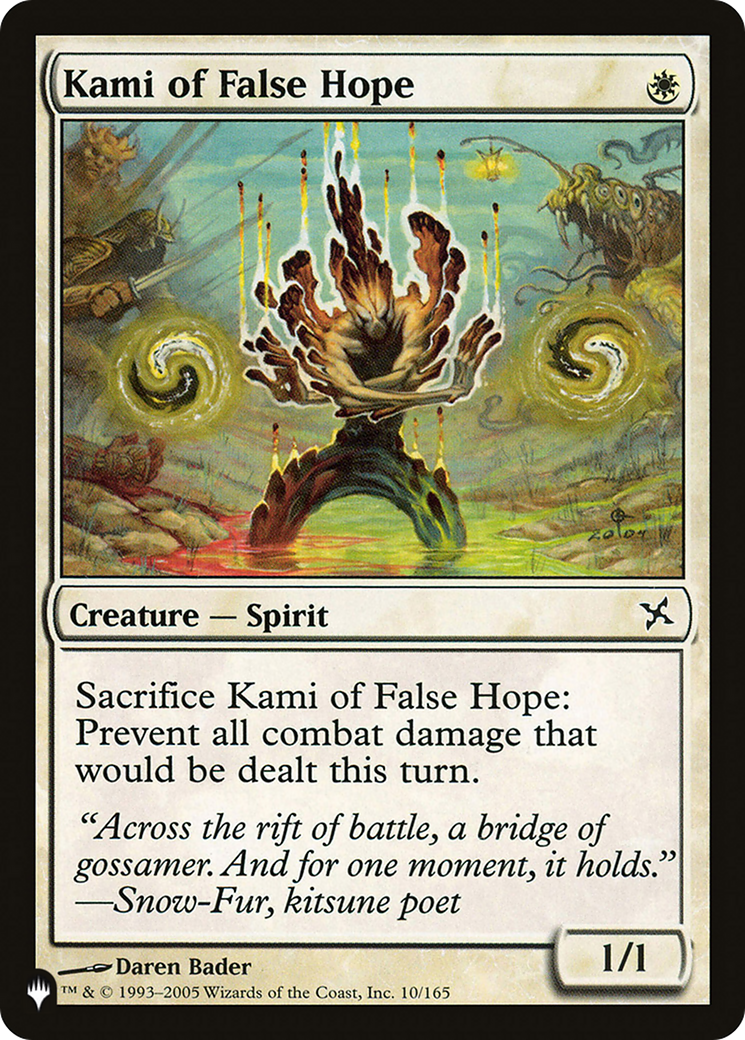 Kami of False Hope [The List Reprints] | Tabernacle Games