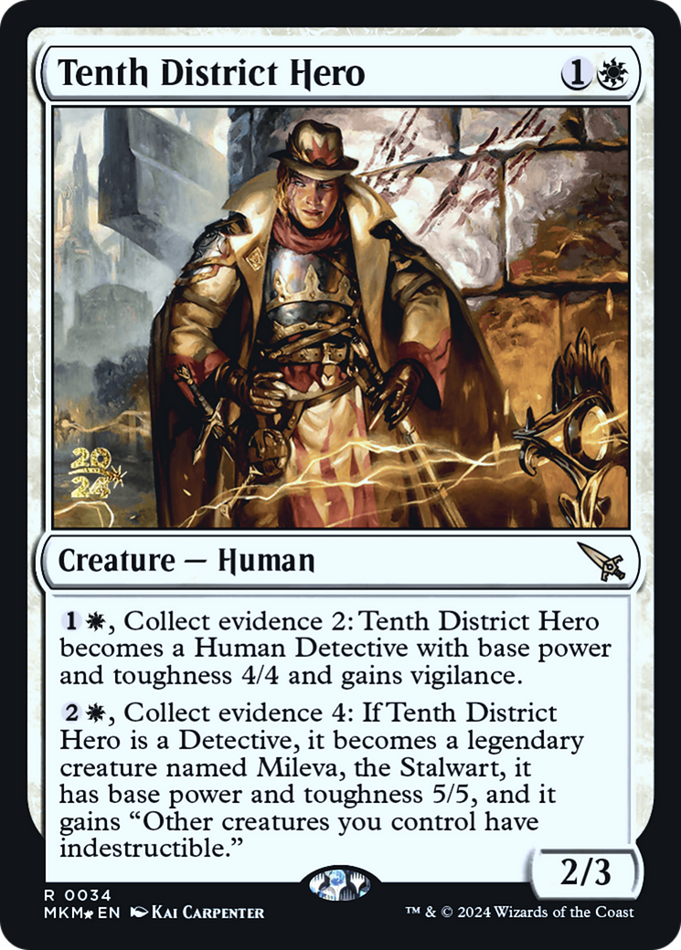 Tenth District Hero [Murders at Karlov Manor Prerelease Promos] | Tabernacle Games