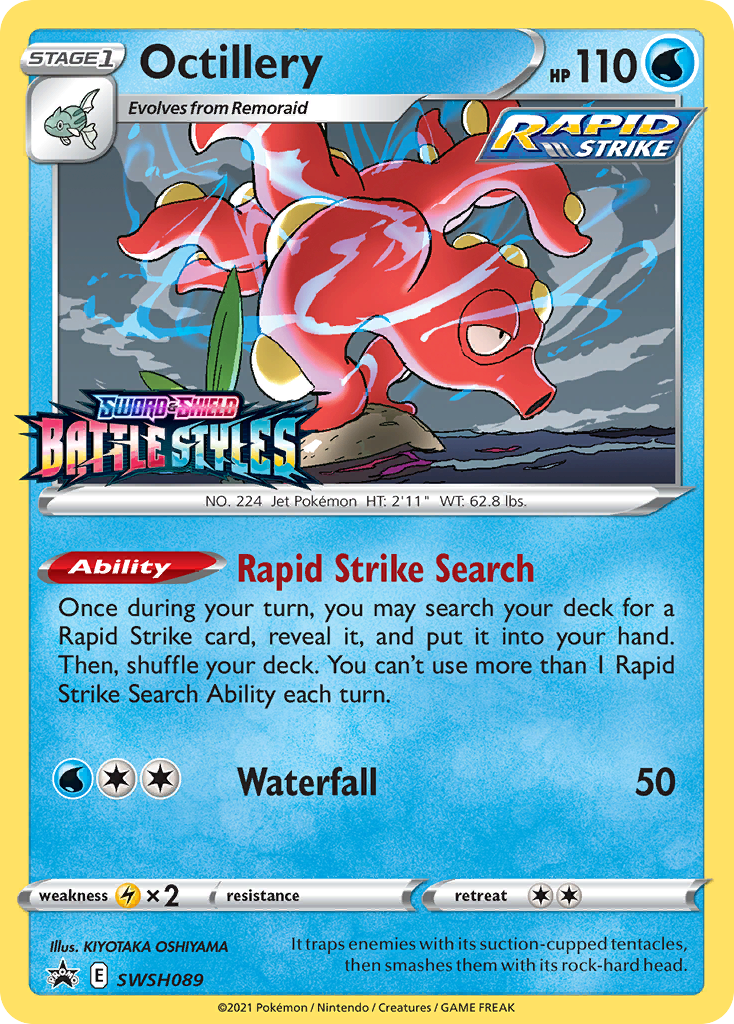 Octillery (SWSH089) (Prerelease Promo) [Sword & Shield: Black Star Promos] | Tabernacle Games