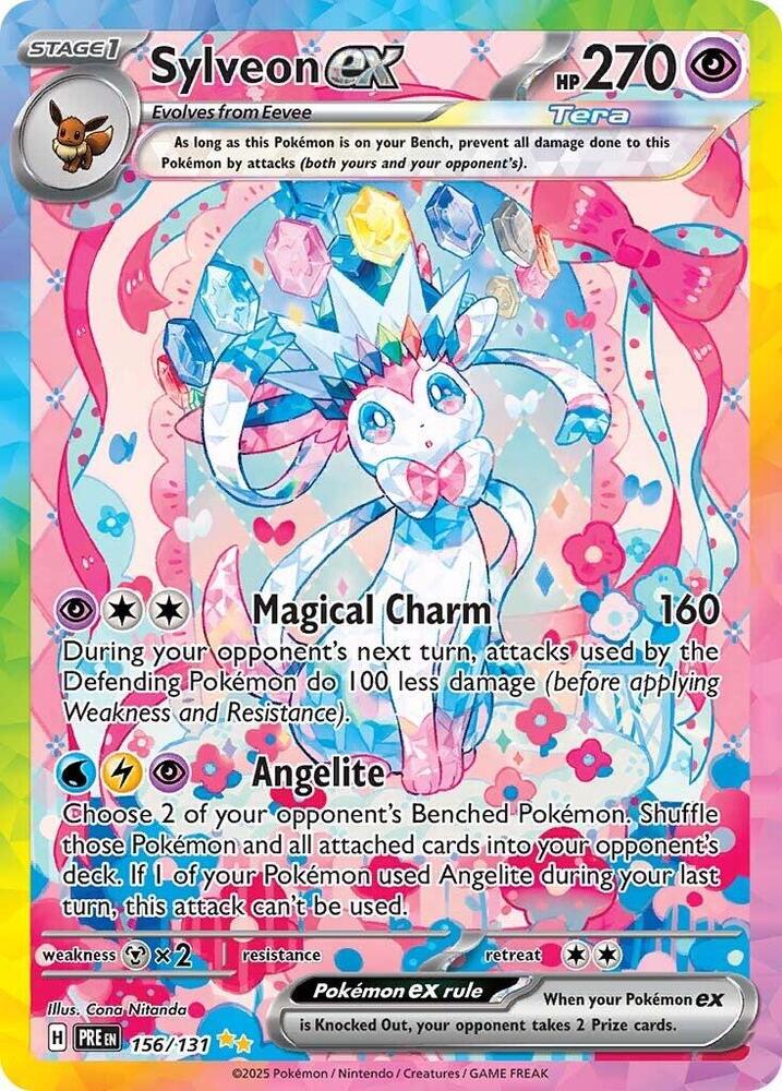 Sylveon ex (156/131) [Scarlet & Violet: Prismatic Evolutions] | Tabernacle Games