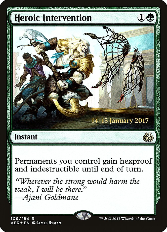 Heroic Intervention [Aether Revolt Prerelease Promos] | Tabernacle Games