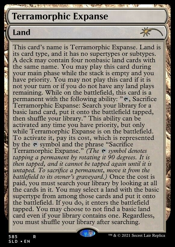 Terramorphic Expanse (Full Text) [Secret Lair Drop Promos] | Tabernacle Games