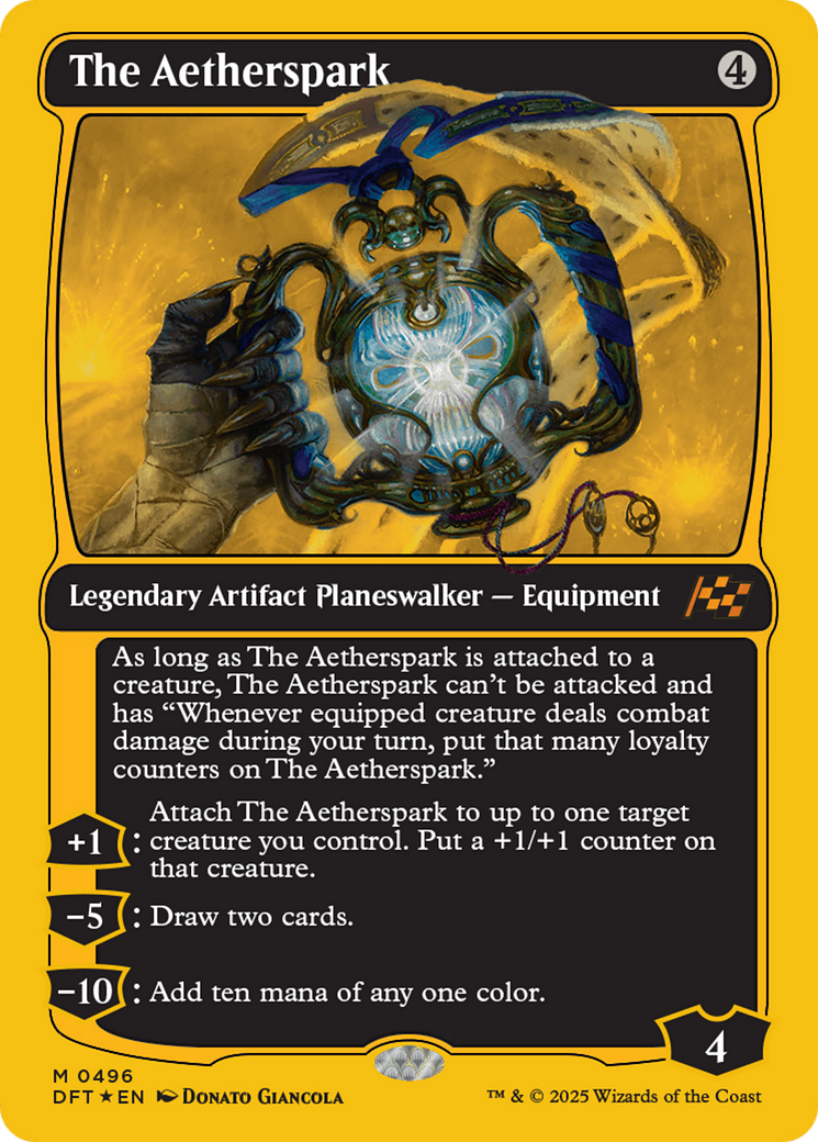 The Aetherspark (First-Place Foil) [Aetherdrift] | Tabernacle Games