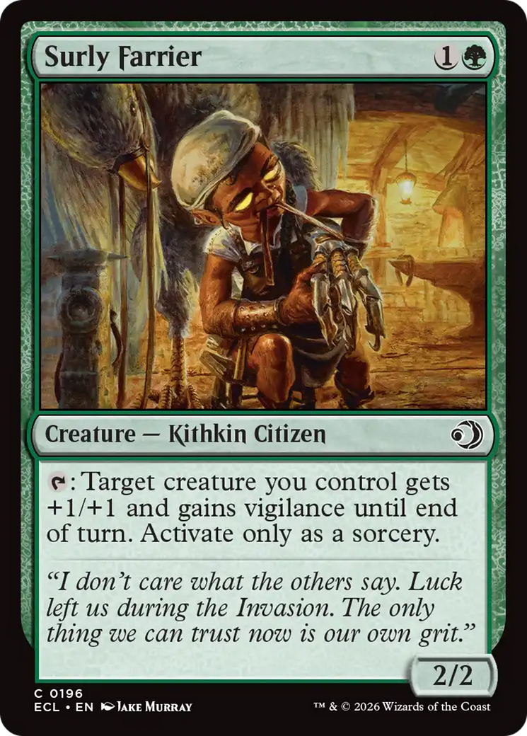 Surly Farrier [Lorwyn Eclipsed] | Tabernacle Games