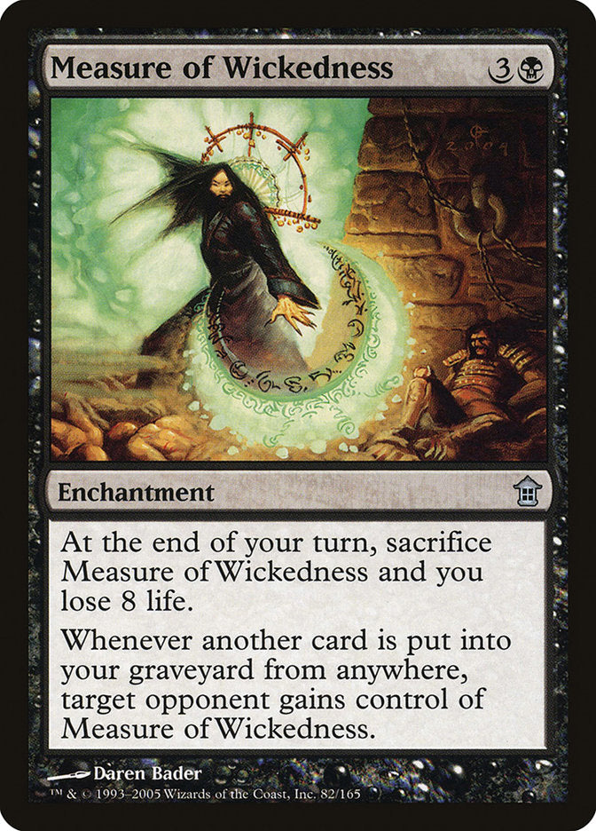 Measure of Wickedness [Saviors of Kamigawa] | Tabernacle Games