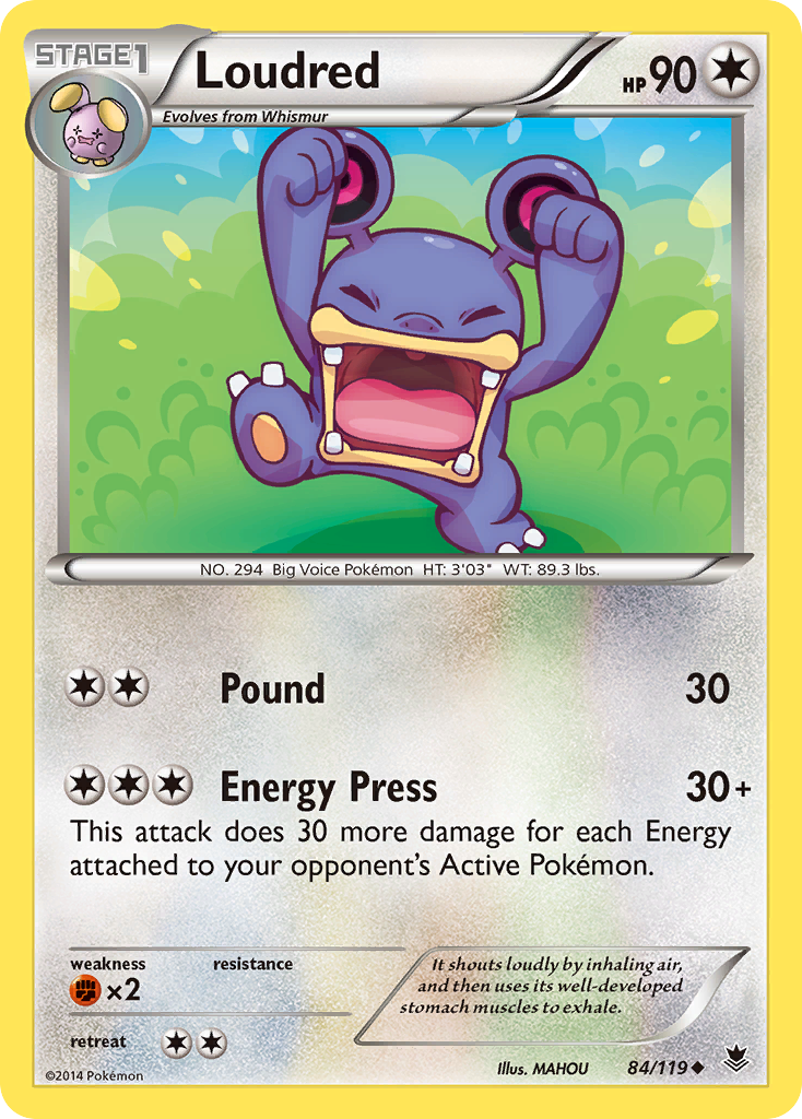Loudred (84/119) [XY: Phantom Forces] | Tabernacle Games