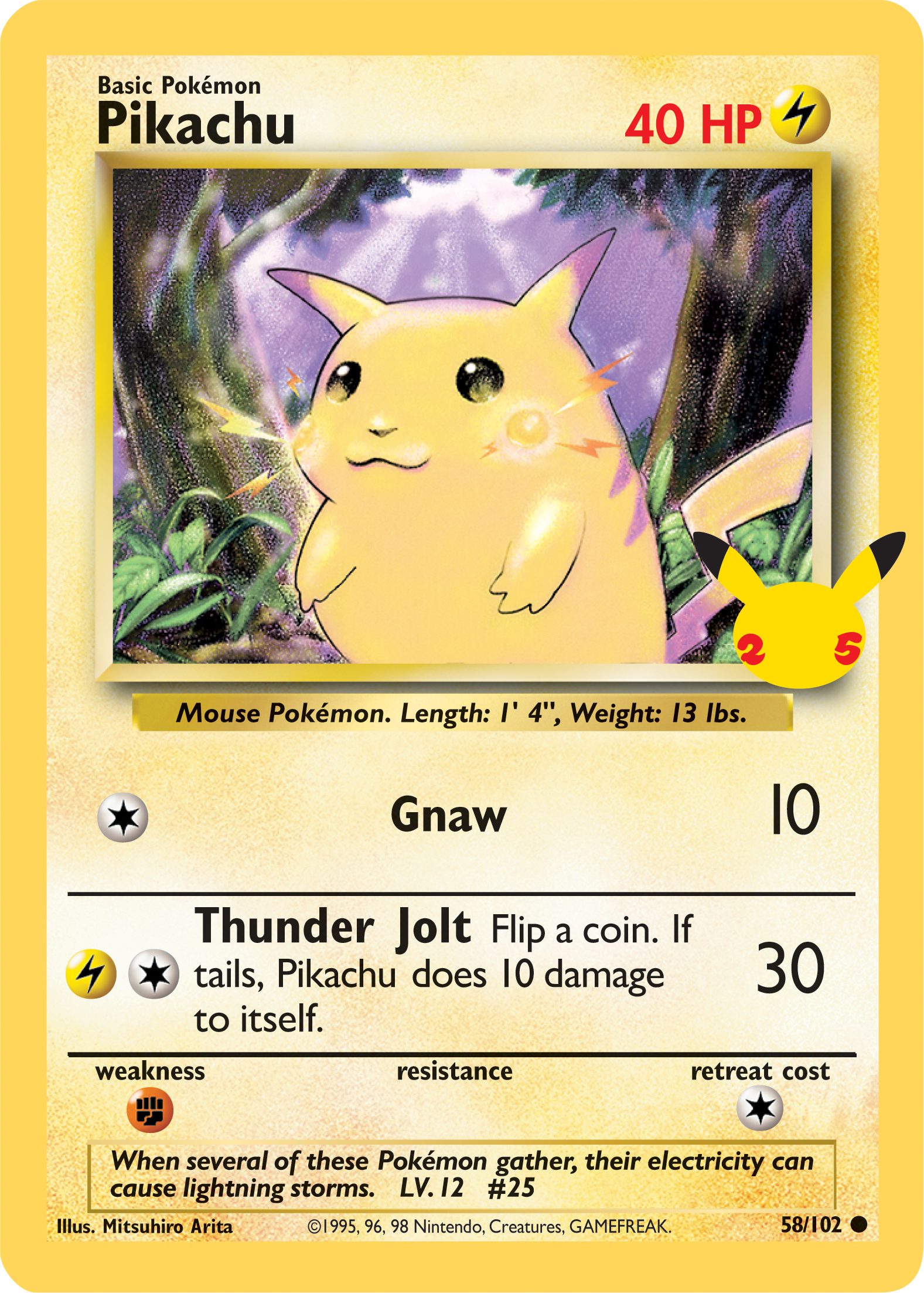 Pikachu (58/102) (Jumbo Card) [First Partner Pack] | Tabernacle Games