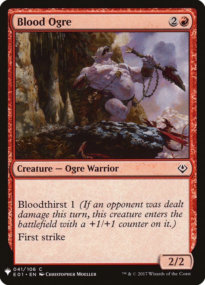 Blood Ogre [Mystery Booster] | Tabernacle Games