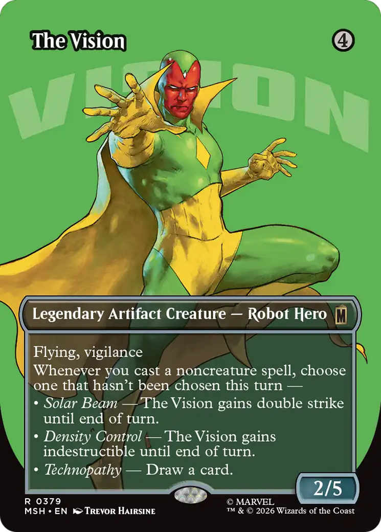 The Vision (Borderless) [Marvel Super Heroes] | Tabernacle Games