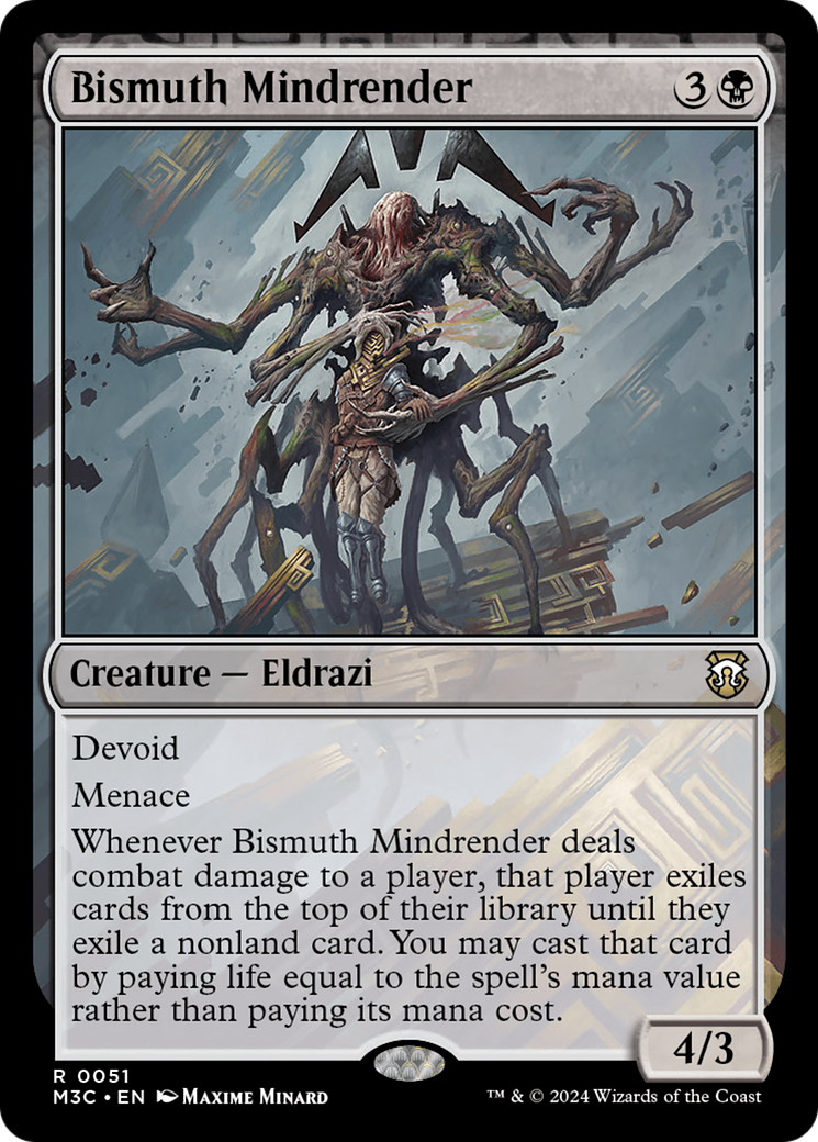 Bismuth Mindrender (Ripple Foil) [Modern Horizons 3 Commander] | Tabernacle Games