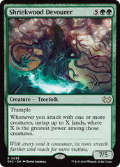 Shriekwood Devourer [Duskmourn: House of Horror Commander] | Tabernacle Games