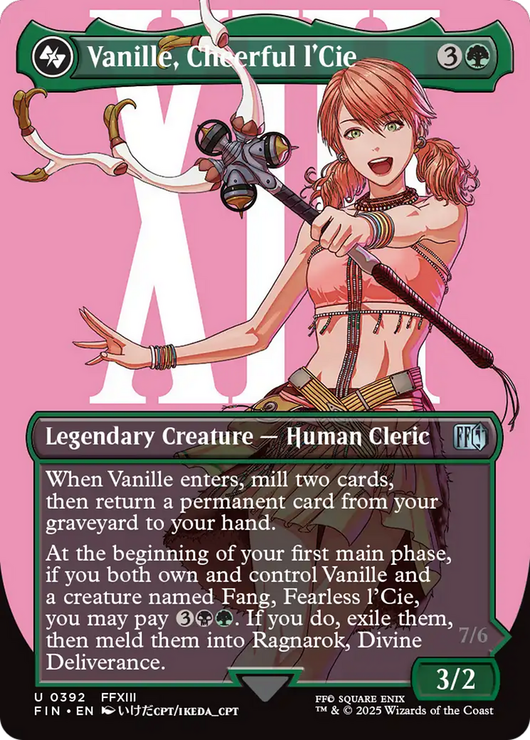 Vanille, Cheerful l'Cie // Ragnarok, Divine Deliverance (Borderless) [FINAL FANTASY] | Tabernacle Games