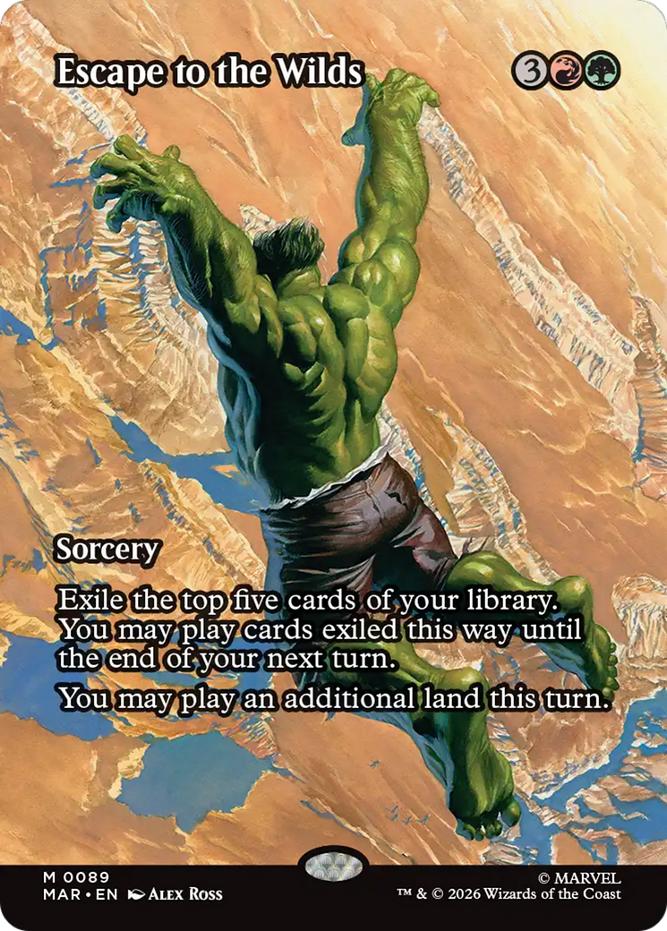 Escape to the Wilds (Borderless) [Marvel Universe: Eternal-Legal] | Tabernacle Games