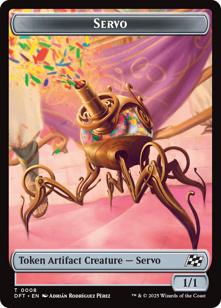 Beast (0010) // Servo Double-Sided Token [Aetherdrift Tokens] | Tabernacle Games