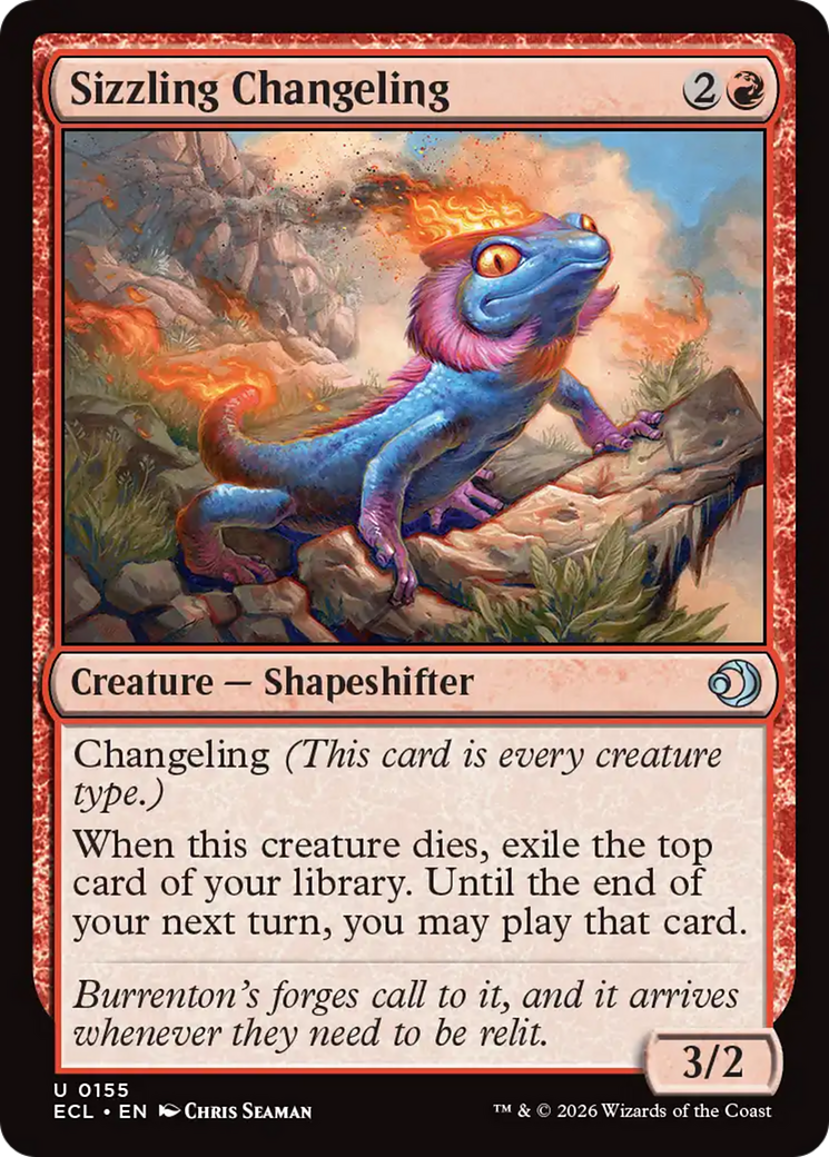 Sizzling Changeling [Lorwyn Eclipsed] | Tabernacle Games