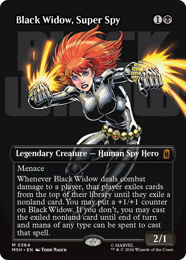 Black Widow, Super Spy (Borderless) (0364) [Marvel Super Heroes] | Tabernacle Games