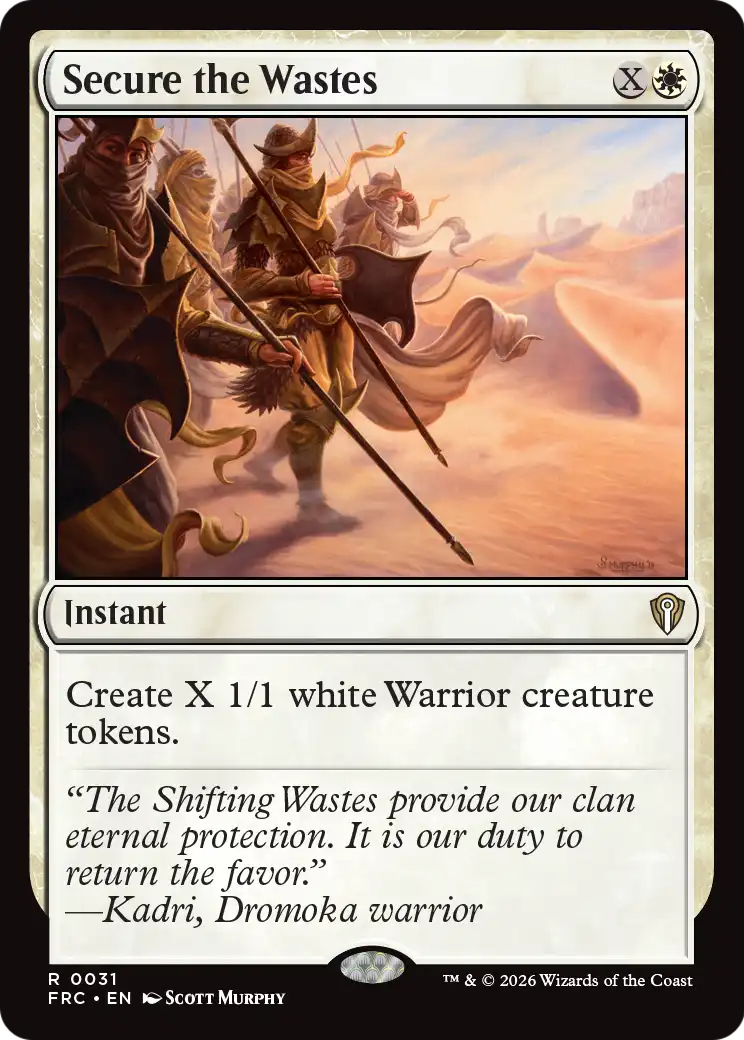 Secure the Wastes [Reality Fracture Commander] | Tabernacle Games
