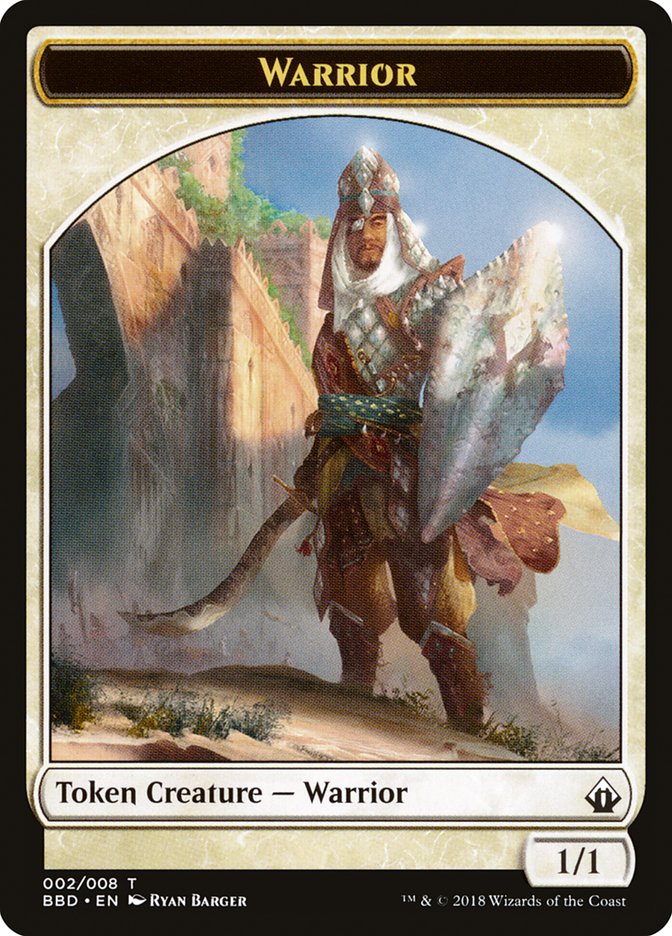 Warrior Token [Battlebond Tokens] | Tabernacle Games