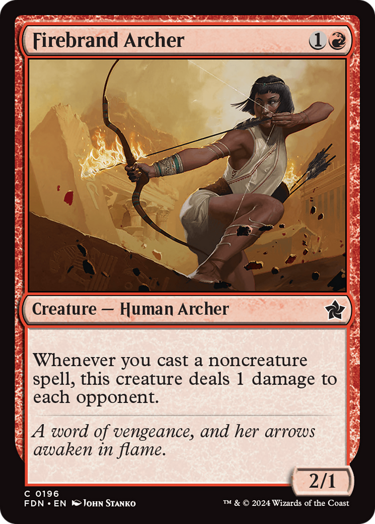 Firebrand Archer [Foundations] | Tabernacle Games