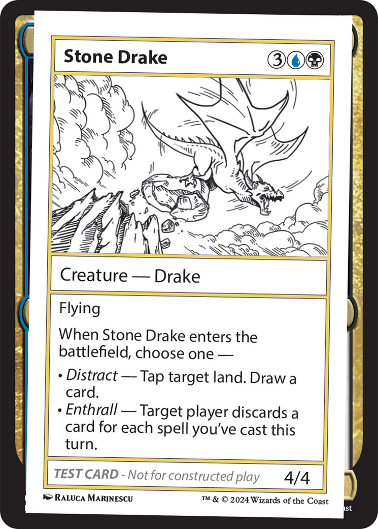 Stone Drake [Mystery Booster 2 Playtest Cards] | Tabernacle Games