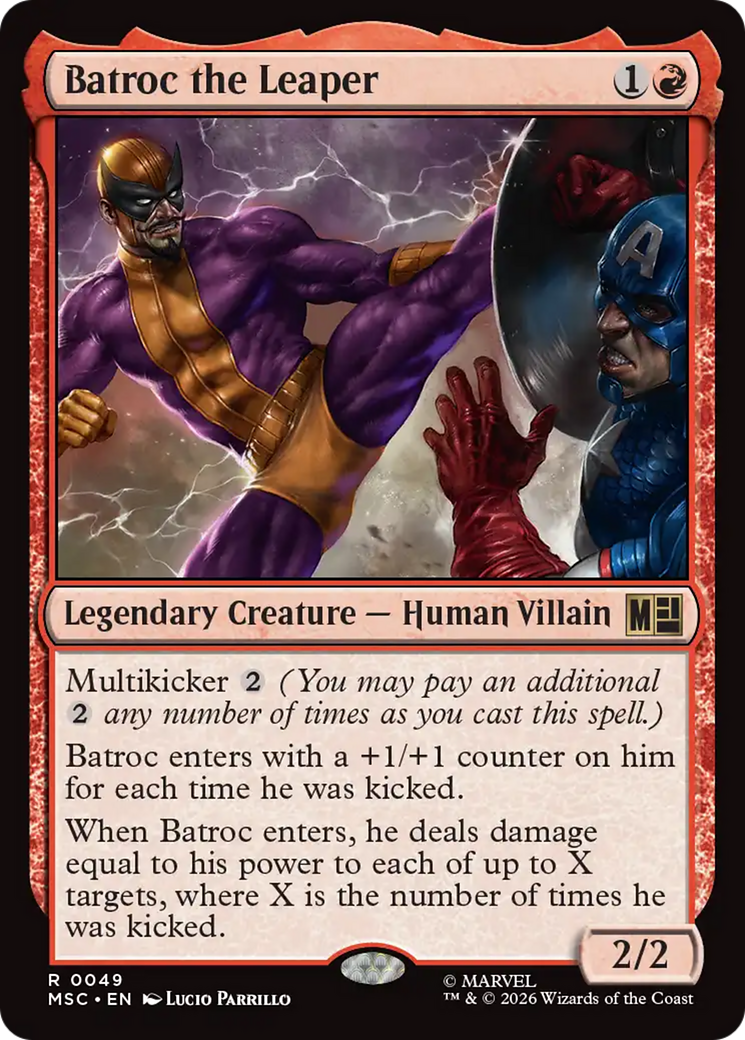 Batroc the Leaper (Surge Foil) [Marvel Super Heroes Commander] | Tabernacle Games
