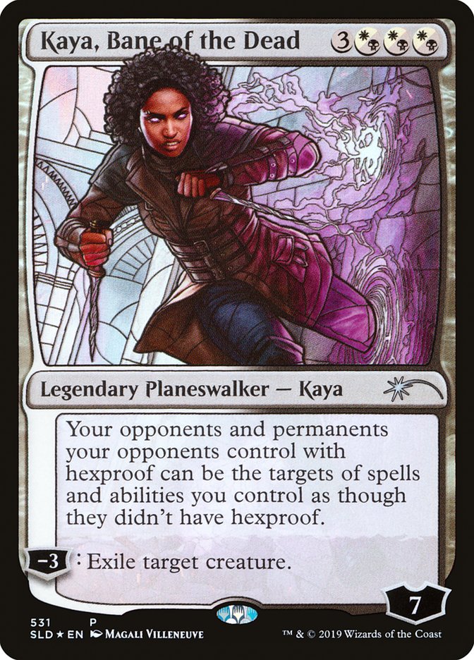 Kaya, Bane of the Dead (Stained Glass) [Secret Lair Drop Promos] | Tabernacle Games