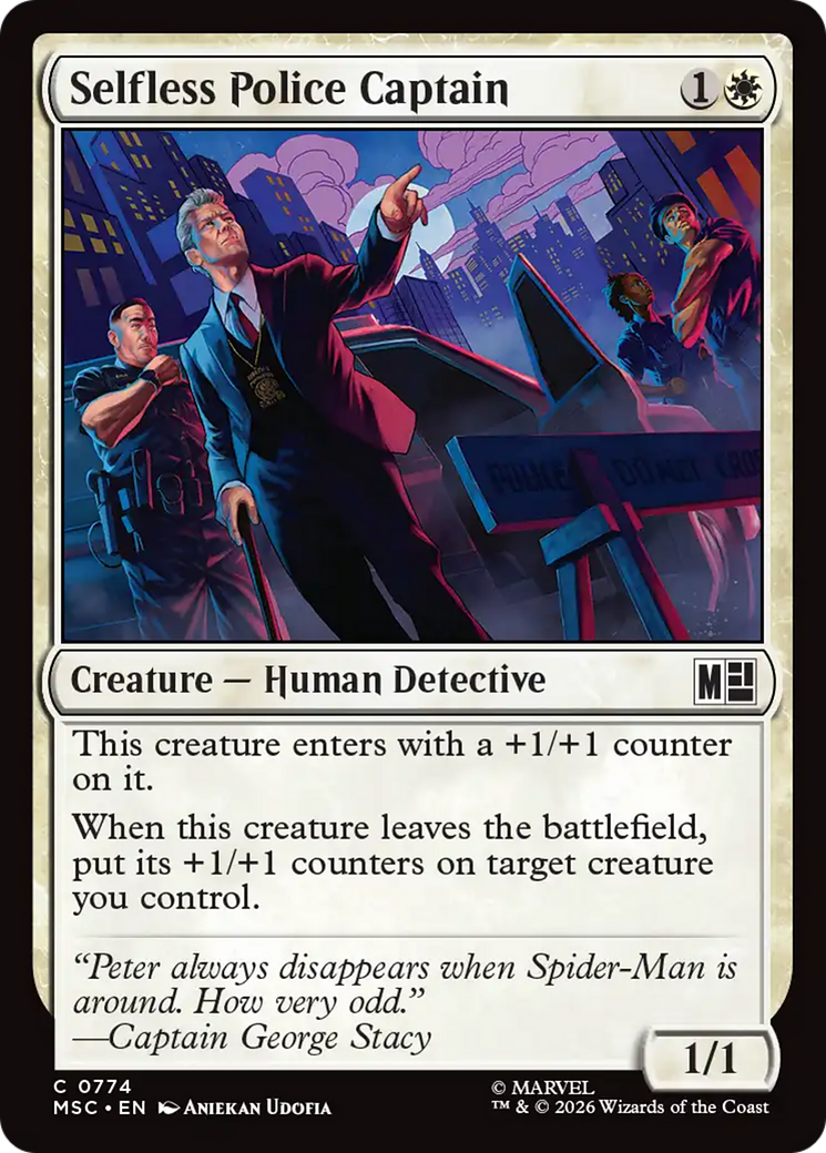 Selfless Police Captain [Marvel Super Heroes Commander] | Tabernacle Games