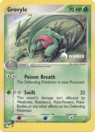 Grovyle (004) (Jumbo Card) [Nintendo: Black Star Promos] | Tabernacle Games