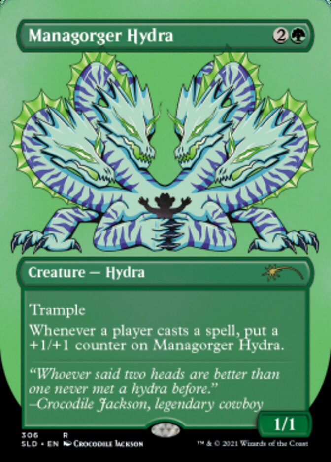 Managorger Hydra (Borderless) (Foil Etched) [Secret Lair Drop Series] | Tabernacle Games