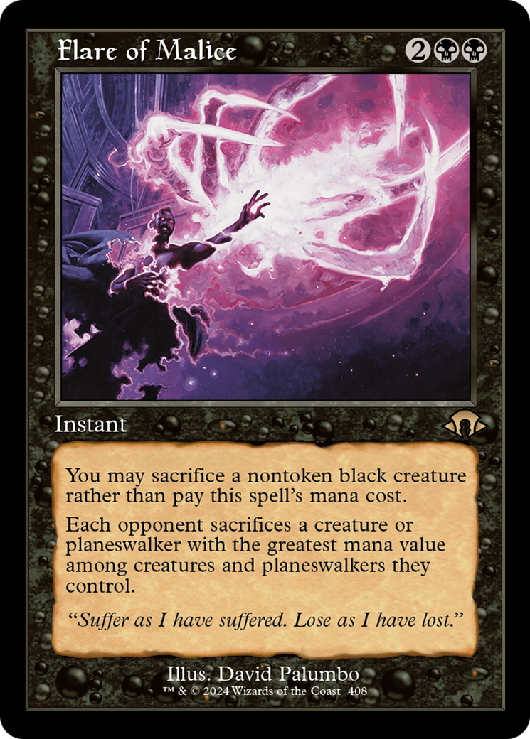 Flare of Malice (Retro) [Modern Horizons 3] | Tabernacle Games
