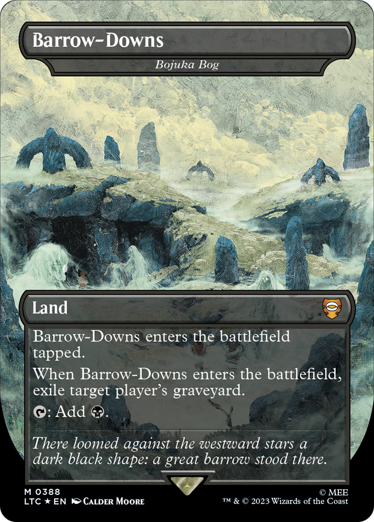 Barrow-Downs - Bojuka Bog (Surge Foil Realms and Relics) [The Lord of the Rings: Tales of Middle-Earth Commander] | Tabernacle Games