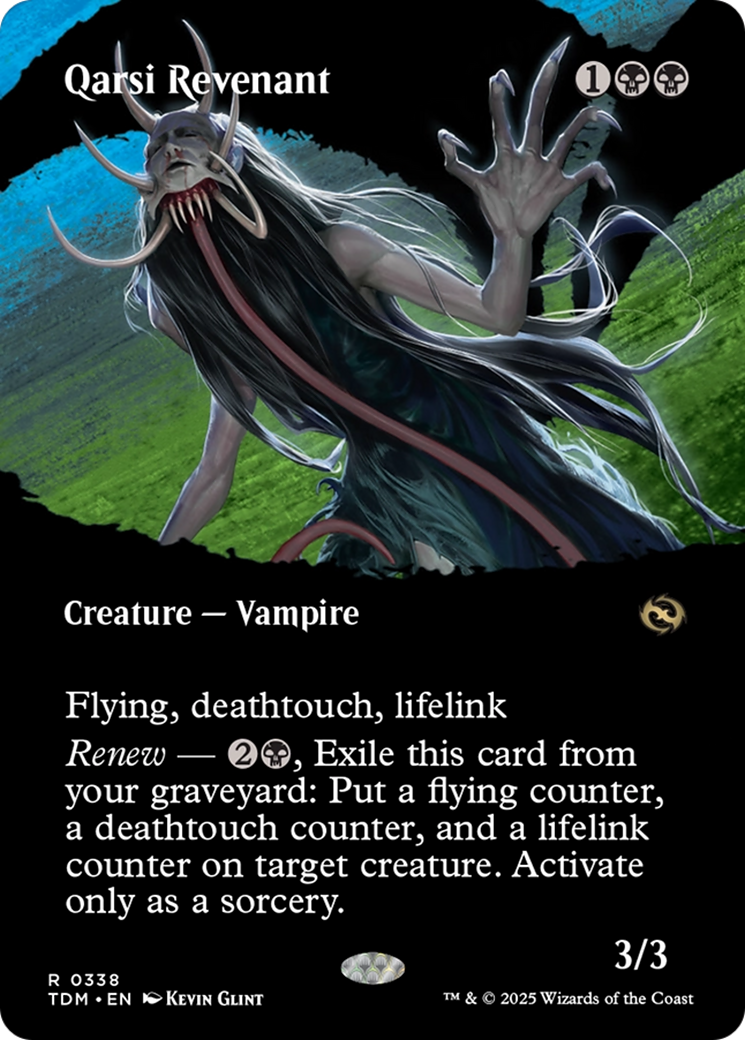 Qarsi Revenant (Borderless) [Tarkir: Dragonstorm] | Tabernacle Games