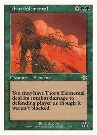 Thorn Elemental (Oversized) [Oversize Cards] | Tabernacle Games
