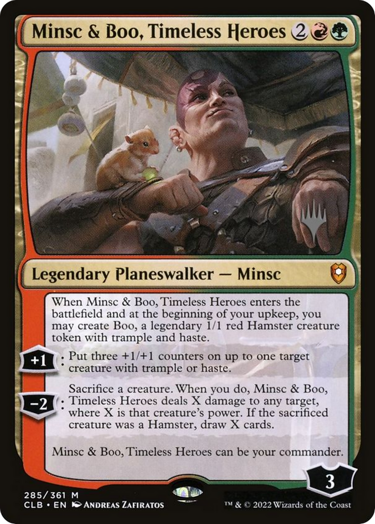 Minsc & Boo, Timeless Heroes (Promo Pack) [The Lost Caverns of Ixalan Promos] | Tabernacle Games