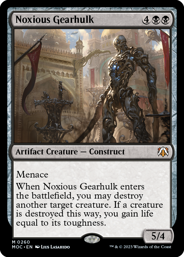 Noxious Gearhulk [March of the Machine Commander] | Tabernacle Games