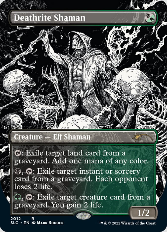 Deathrite Shaman (Borderless) [Secret Lair Countdown Kit] | Tabernacle Games