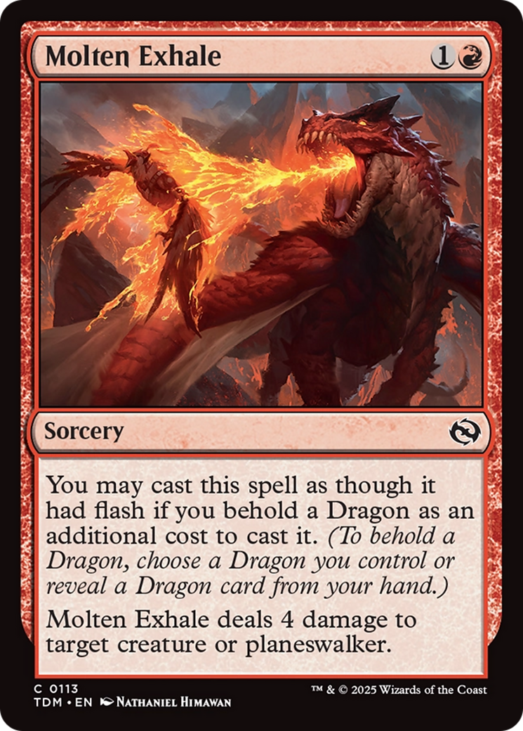Molten Exhale [Tarkir: Dragonstorm] | Tabernacle Games