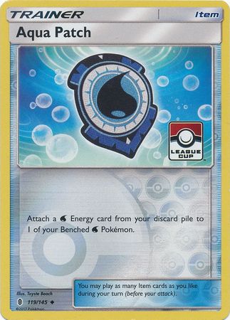 Aqua Patch (119/145) (League Promo) [Sun & Moon: Guardians Rising] | Tabernacle Games