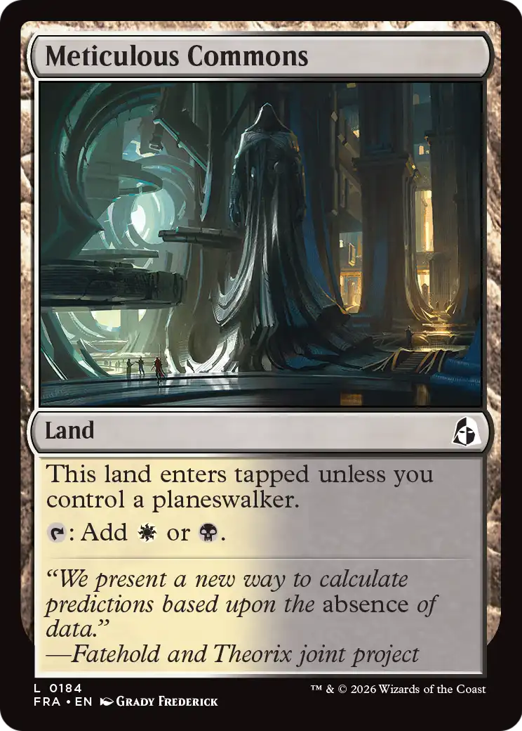 Meticulous Commons [Reality Fracture] | Tabernacle Games