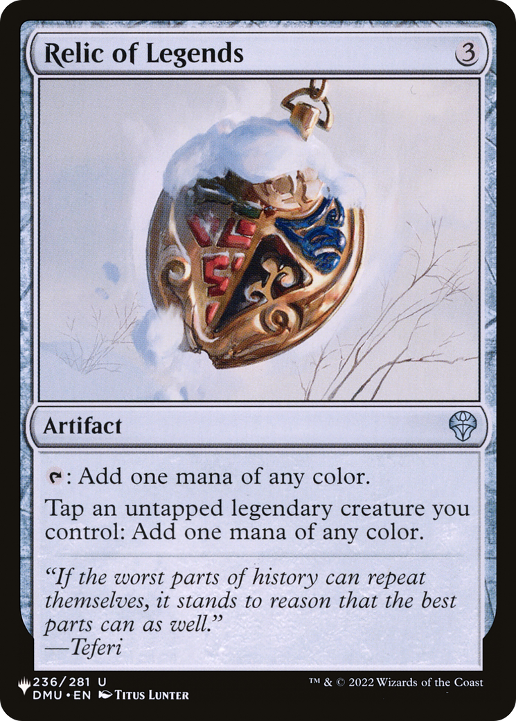 Relic of Legends [The List] | Tabernacle Games