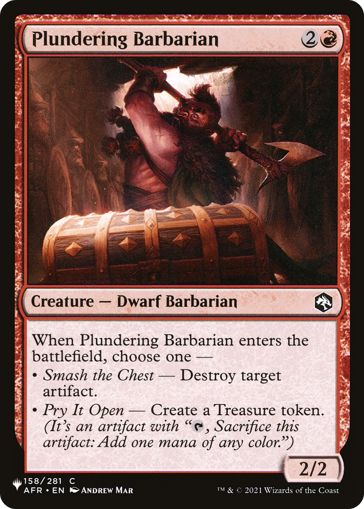 Plundering Barbarian [The List] | Tabernacle Games