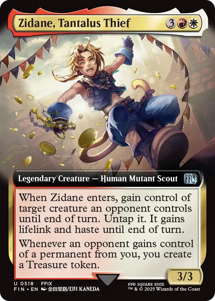 Zidane, Tantalus Thief (Extended Art) [FINAL FANTASY] | Tabernacle Games