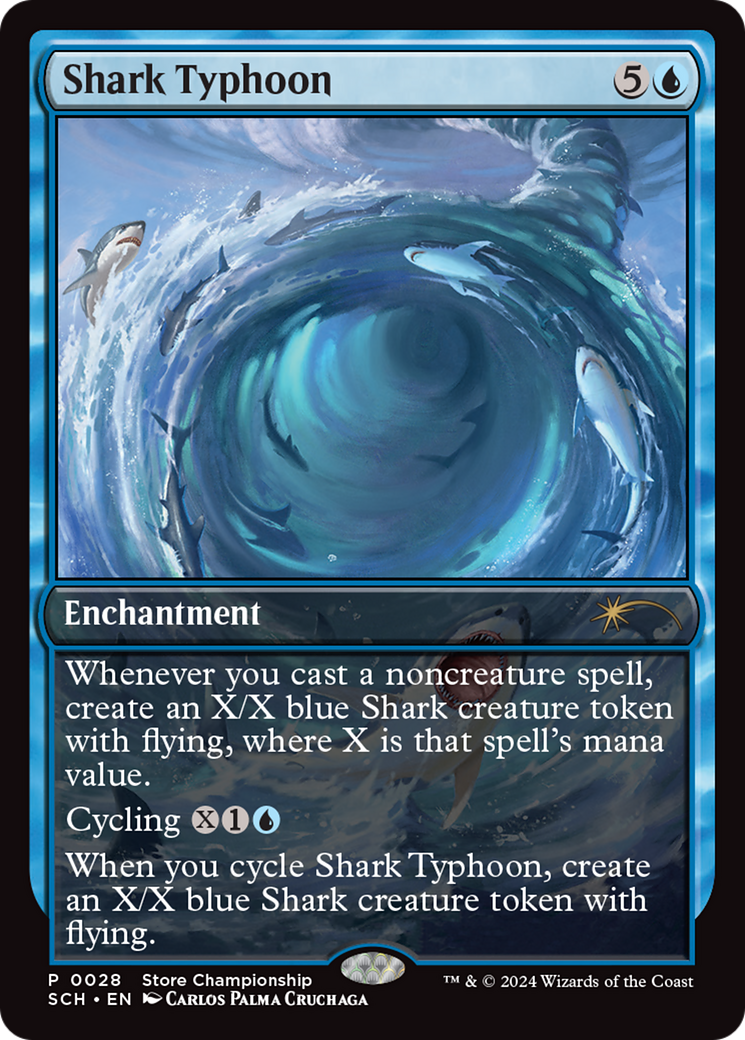 Shark Typhoon (Store Championship) [Bloomburrow Promos] | Tabernacle Games