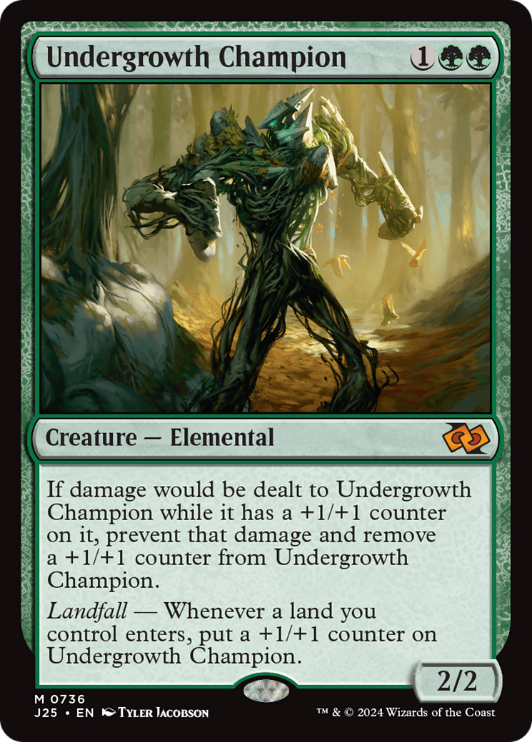 Undergrowth Champion [Foundations Jumpstart] | Tabernacle Games