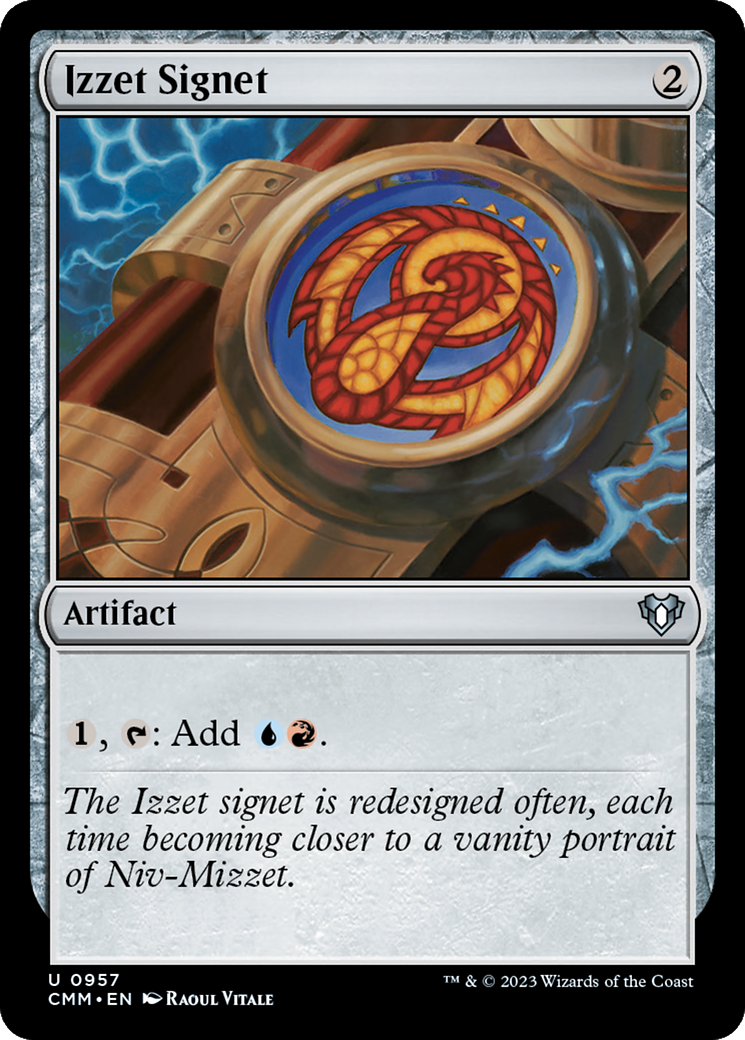 Izzet Signet [Commander Masters] | Tabernacle Games